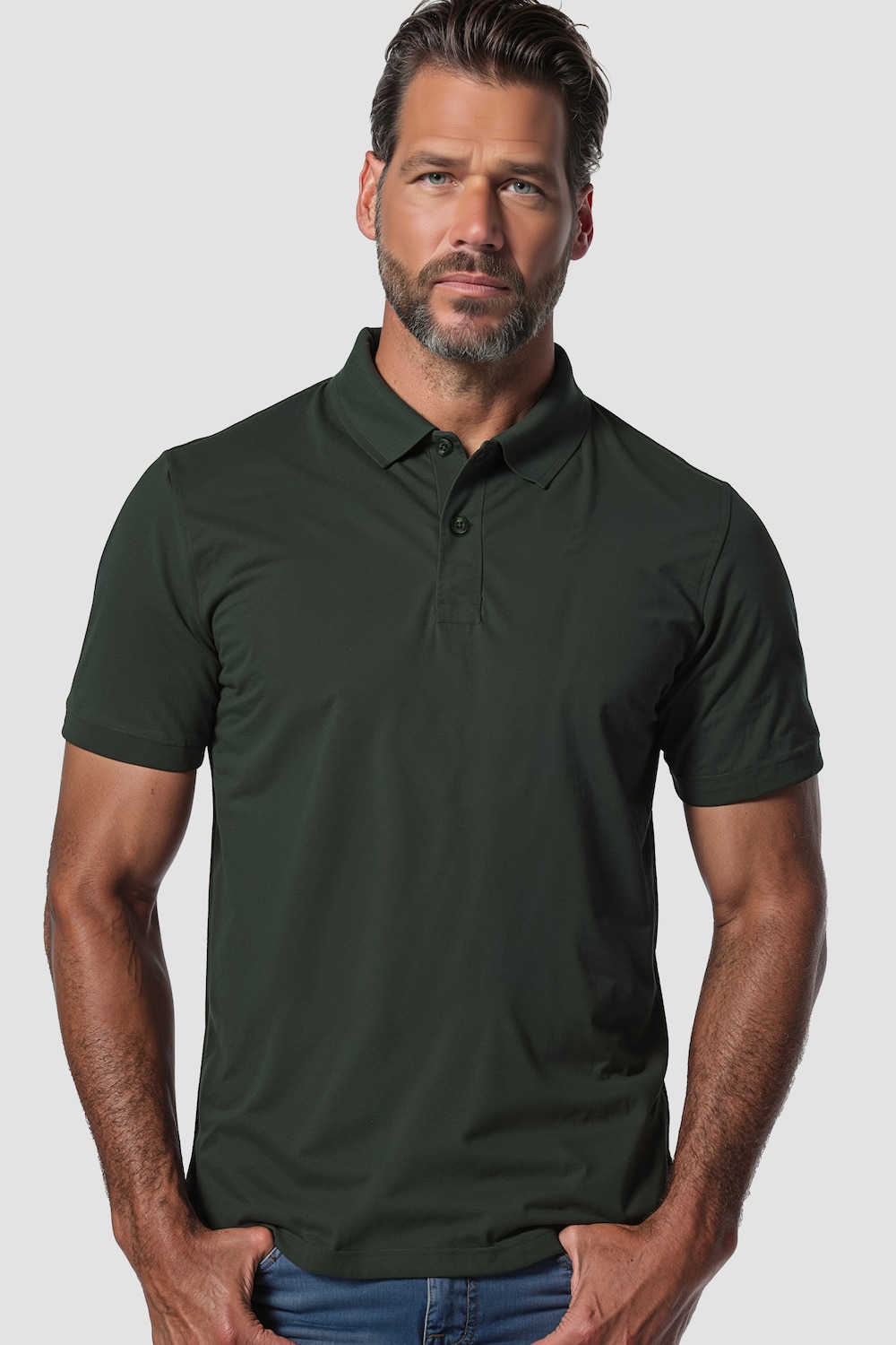 Poloshirt, Basic, Halbarm, Piqué, L bis 10XL