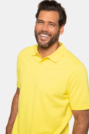 Duże rozmiary Koszulka polo , mężczyzna, jasnożółta, rozmiar: L, bawełna, JP1880