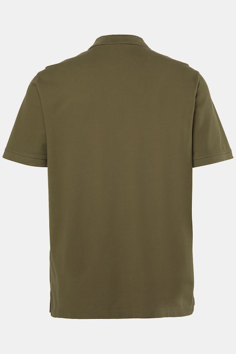 Poloshirt, basic, halflange mouwen, piqué, tot 10XL