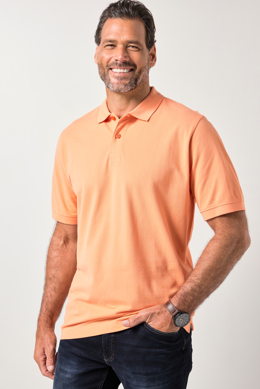 JP1880 Poloshirt, Basic, Halbarm, Piqué, L bis 10XL