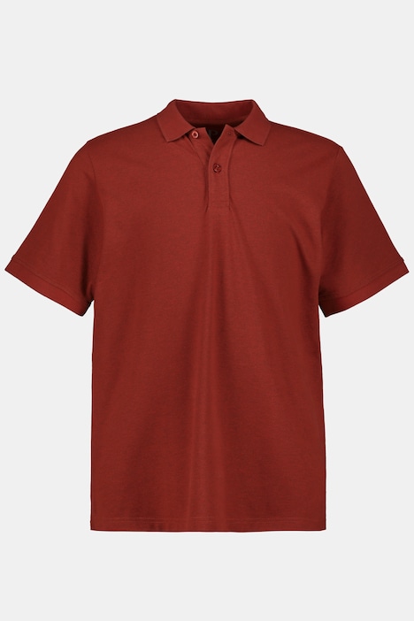 Poloshirt, basic, halflange mouwen, piqué, tot 10XL