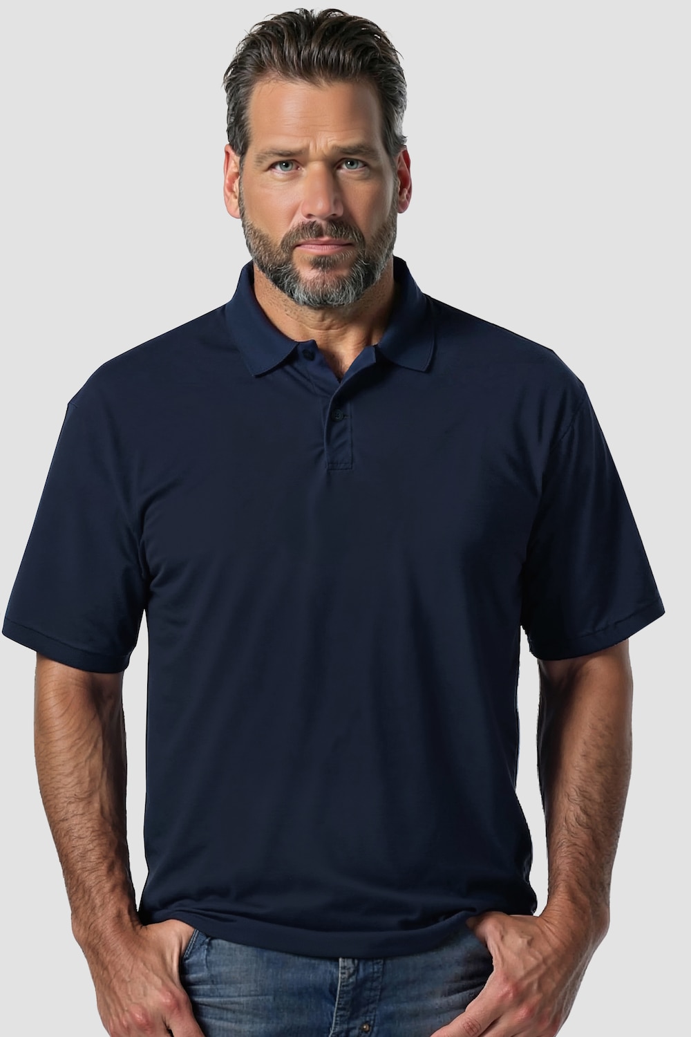 Poloshirt, Basic, Halbarm, Piqué, L bis 10XL