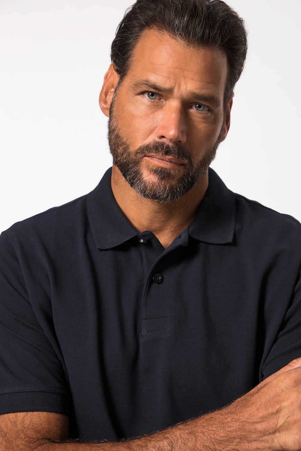 Poloshirt, basic, halflange mouwen, piqué, tot 10XL