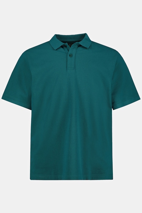 Poloshirt, basic, halflange mouwen, piqué, tot 10XL