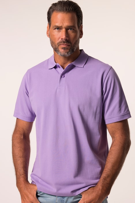 Poloshirt, basic, halflange mouwen, piqué, tot 10XL