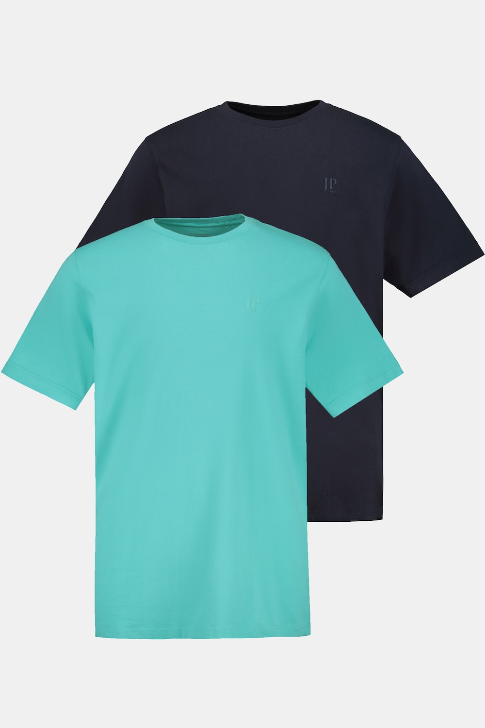 Grote Maten T-shirt, Heren, turquoise, Maat: 8XL, Katoen, JP1880