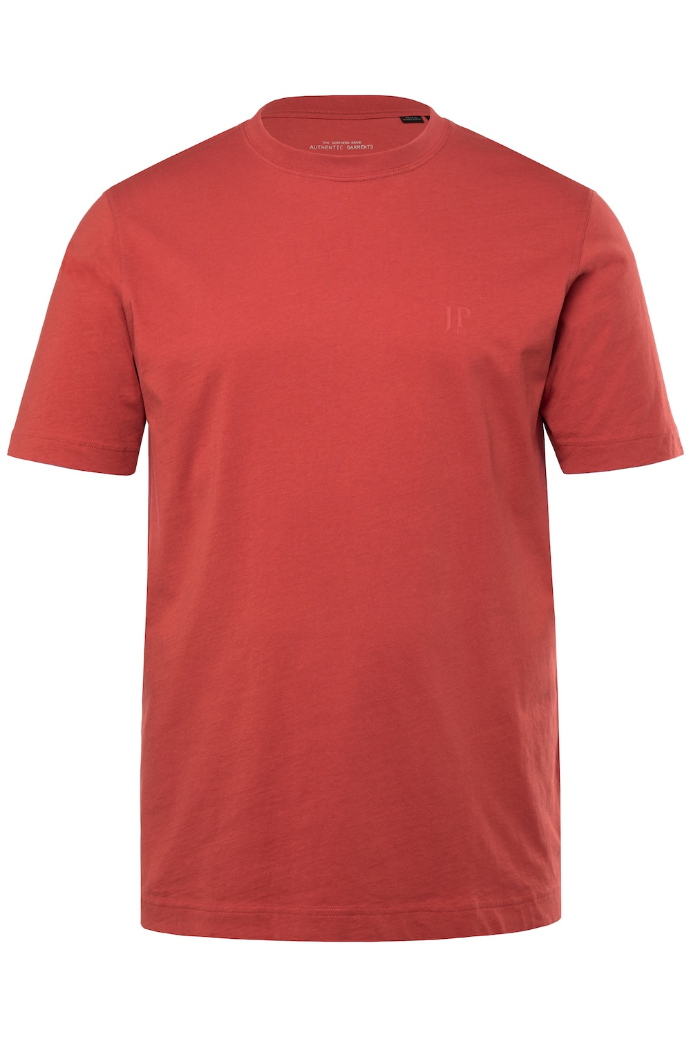 Stora storlekar T-shirt, Her, röd, storlek: L, Bomull, JP1880