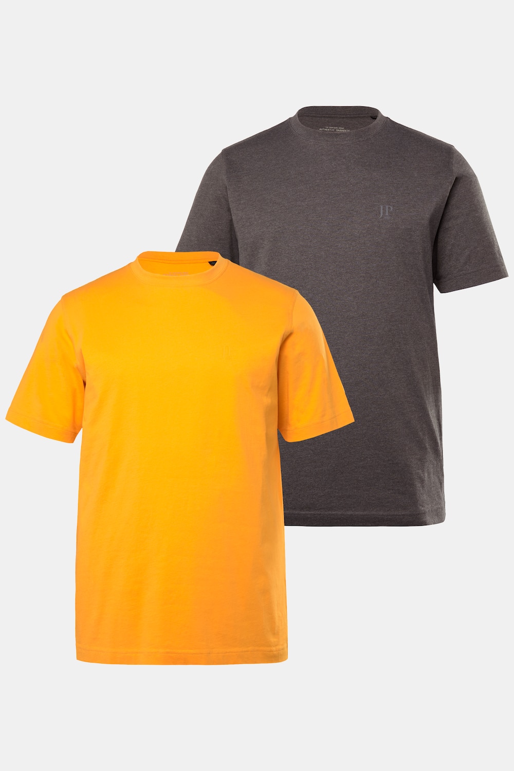 JP 1880 T-shirts, basic, set van 2, ronde hals, tot 8XL