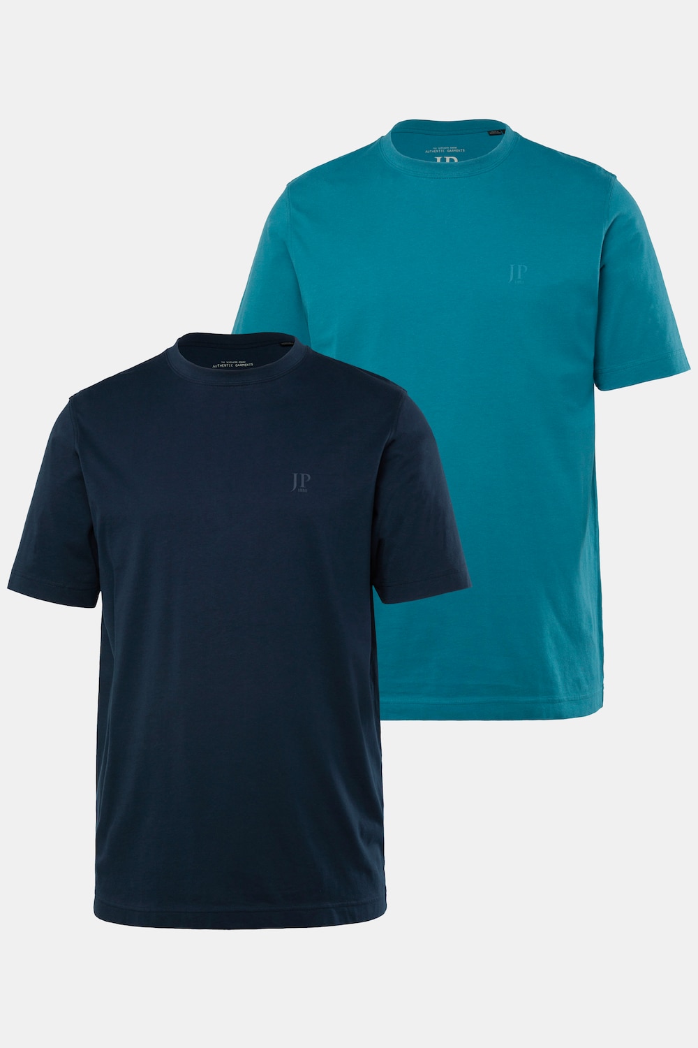 T-Shirts, Basic, 2er-Pack, Rundhals, bis 8XL
