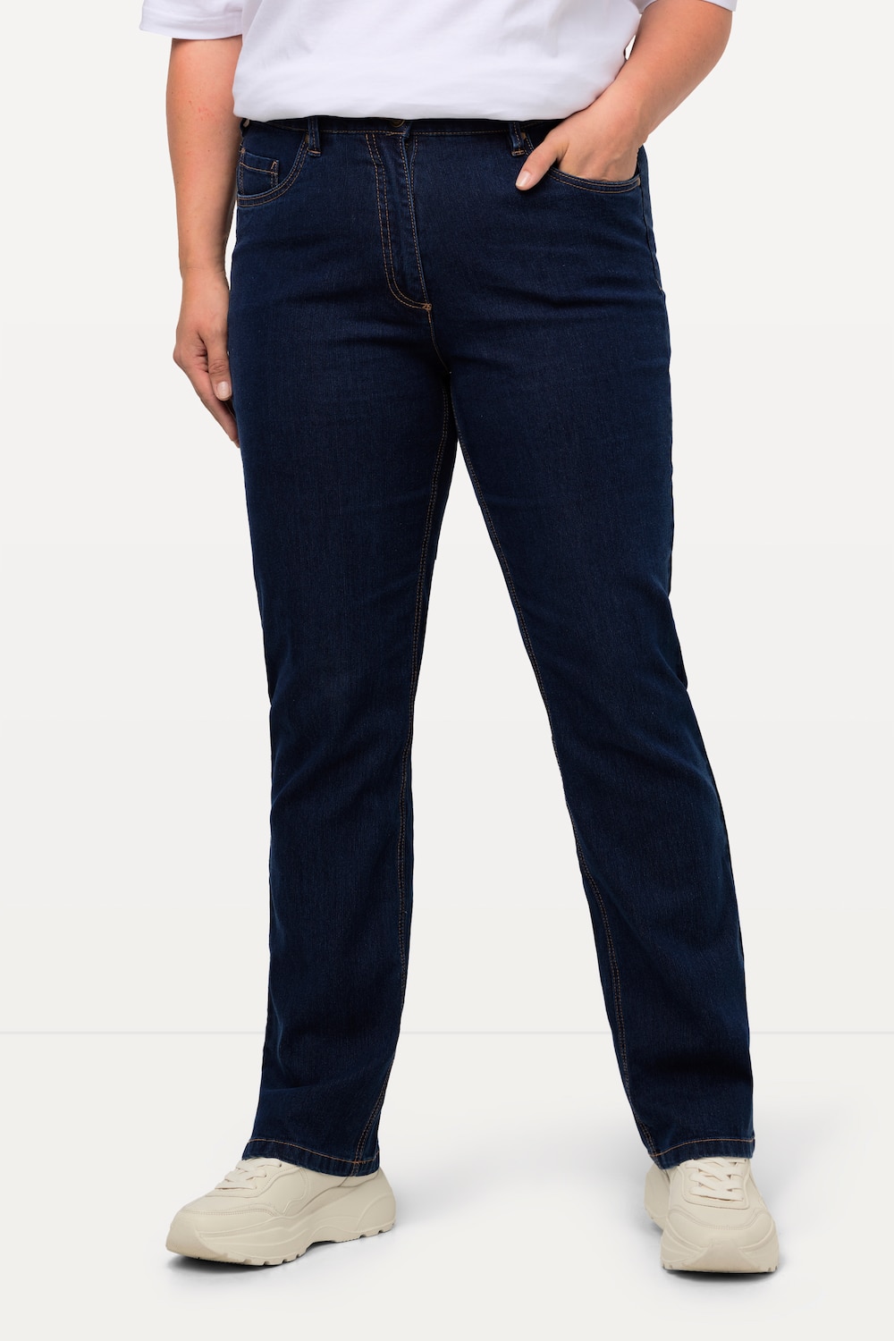 Große Größen Jeans Mandy, Damen, blau, Größe: 54, Baumwolle/Polyester, Ulla Popken