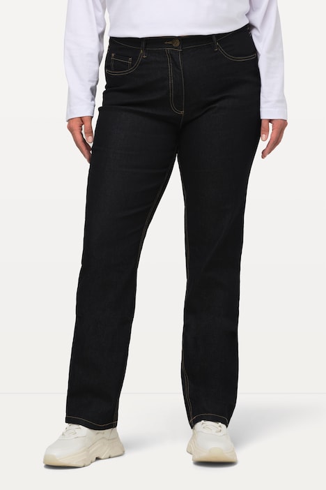 Jeans Mandy, gerades 5-Pocket-Form Hose | Stretch, Bein, Hosen 