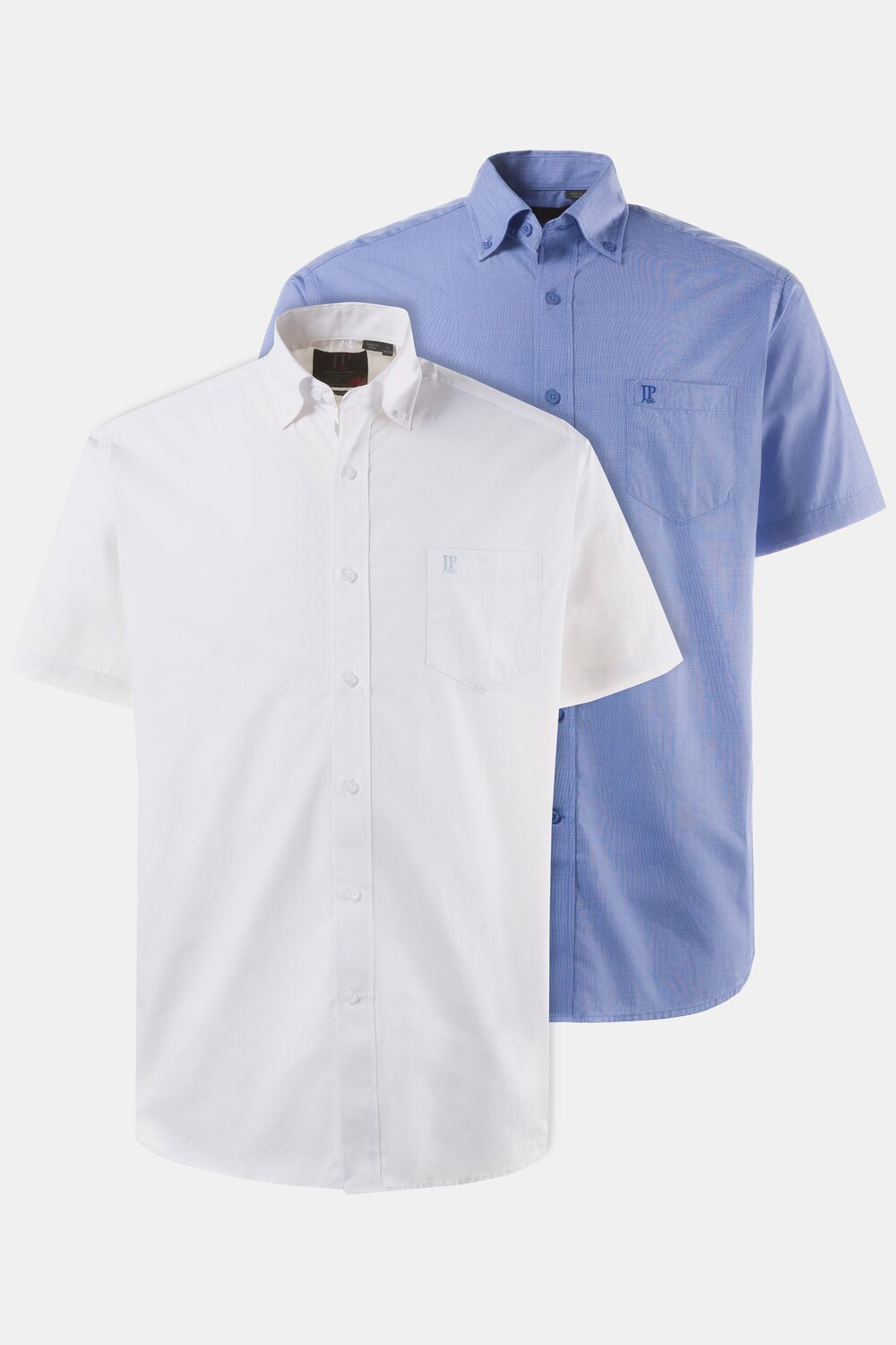 Grote Maten overhemd, Heren, blauw, Maat: 5XL, Katoen, JP1880 Grote Maten overhemd, Heren, blauw, Maat: 5XL, Katoen, JP1880