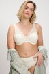 Soutien-gorge à armatures, demi-coqué, dentelle florale, bonnet C-D