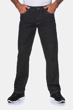 Duże rozmiary Dżinsy z 5 kieszeniami, mężczyzna, black, rozmiar: 54, bawełna/elastan, JP1880