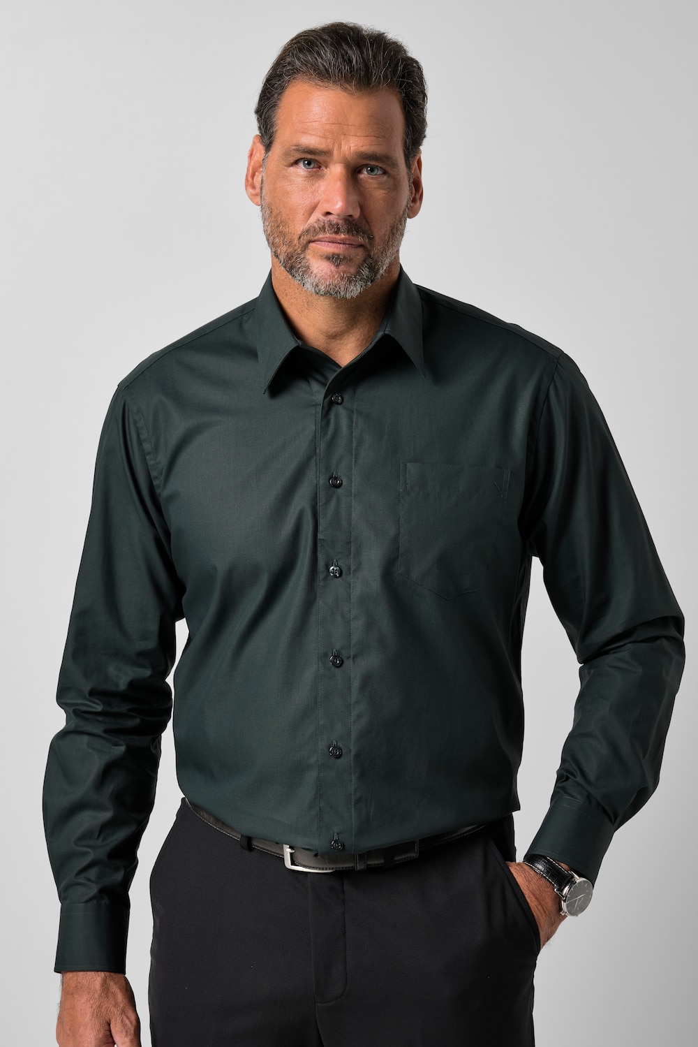 Skjorte, business, variokrave, indtil 8XL, comfort fit