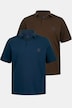 Poloshirts, Basic, 2er-Pack, Piqué, gekämmte Baumwolle