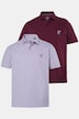 Poloshirts, Basic, 2er-Pack, Piqué, gekämmte Baumwolle, bis 8 XL