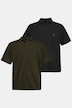 Poloshirts, Basic, 2er-Pack, Piqué, gekämmte Baumwolle