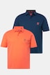 Polos, Basic, paquete de 2, piqué, algodón peinado
