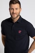 Lot de 2 polos, collection Basic - coton piqué, peigné