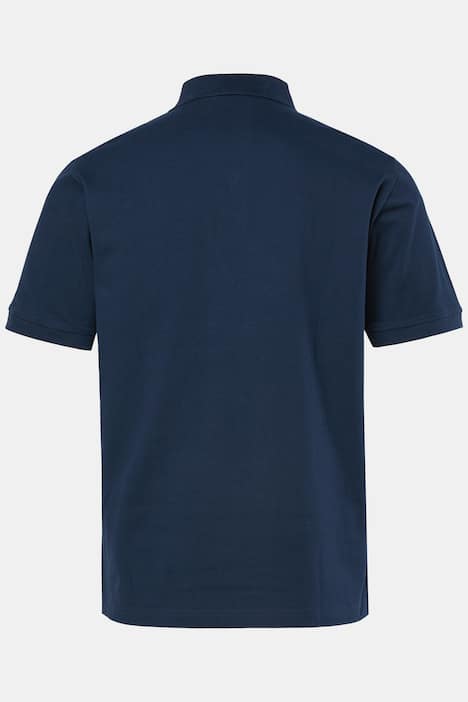 Poloshirts, basic, set van 2, piqué, gekamd katoen