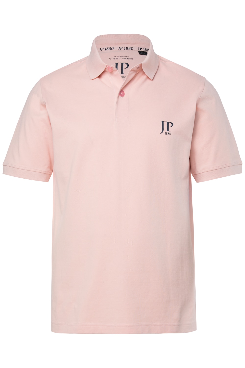 Stora storlekar Pikétröja, Her, rosa, storlek: XXL, Bomull, JP1880