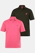 Poloshirts, Basic, 2er-Pack, Piqué, gekämmte Baumwolle