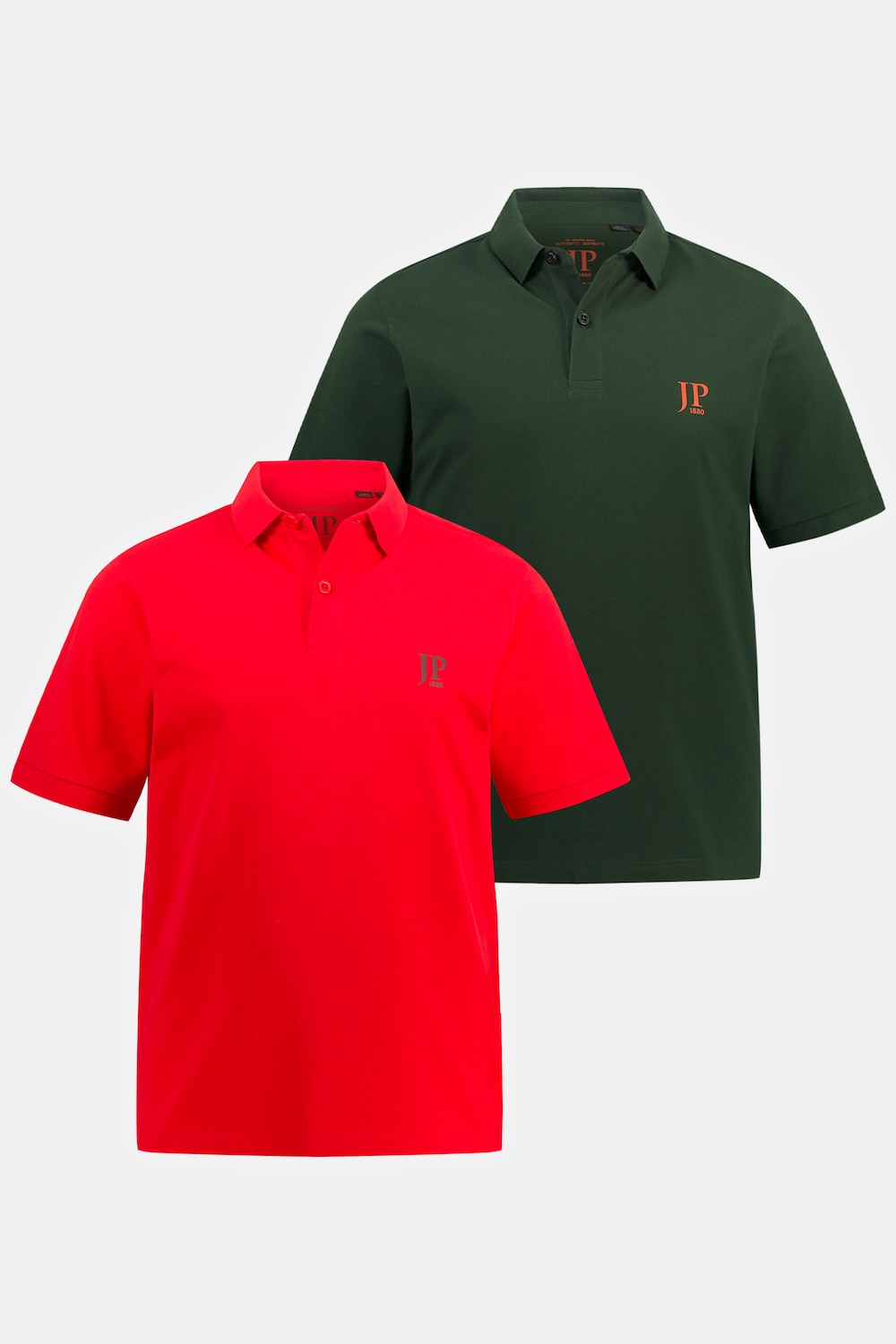 Grote Maten poloshirt, Heren, rood, Maat: 4XL, JP1880