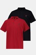 Poloshirts, Basic, 2er-Pack, Piqué, gekämmte Baumwolle