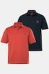 Poloshirts, Basic, 2er-Pack, Piqué, gekämmte Baumwolle
