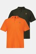 Poloshirts, Basic, 2er-Pack, Piqué, gekämmte Baumwolle