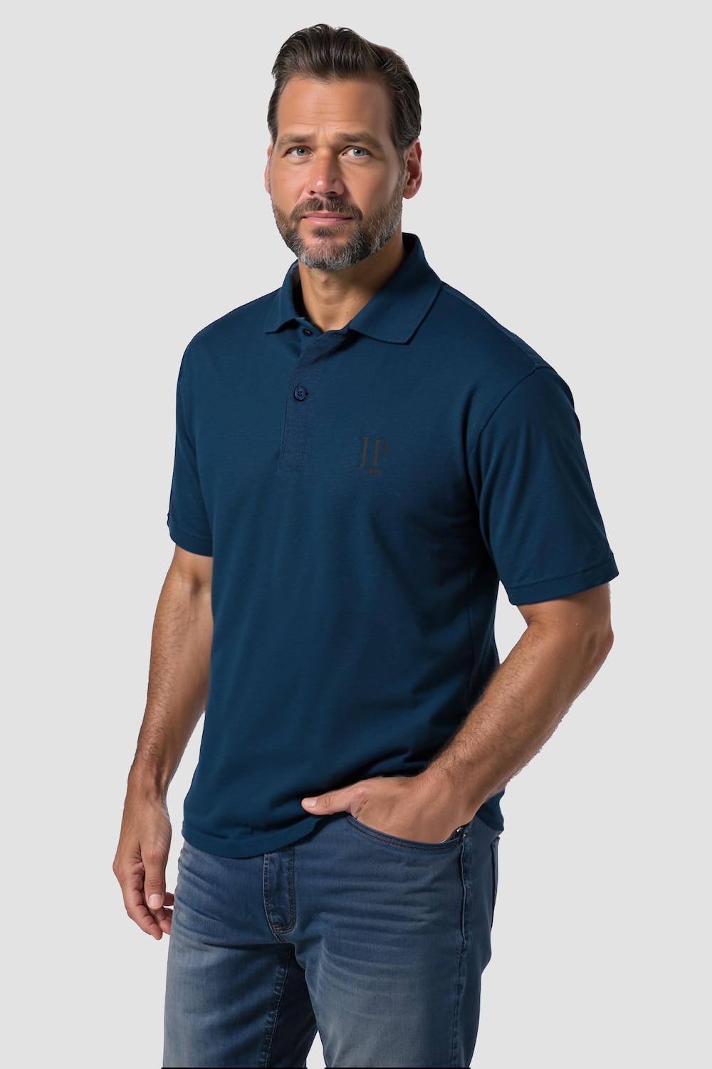 Poloshirts, Basic, 2er-Pack, Piqué, gekämmte Baumwolle