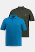 Poloshirts, Basic, 2er-Pack, Piqué, gekämmte Baumwolle