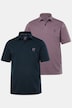 Poloshirts, Basic, 2er-Pack, Piqué, gekämmte Baumwolle