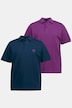 Lot de 2 polos, collection Basic - coton piqué, peigné