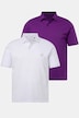 Poloshirts, Basic, 2er-Pack, Piqué, gekämmte Baumwolle