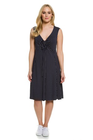 Ulla Popken Jurk V Hals Uitlopende Zoom Grote Maten ulla popken kopen in de aanbieding