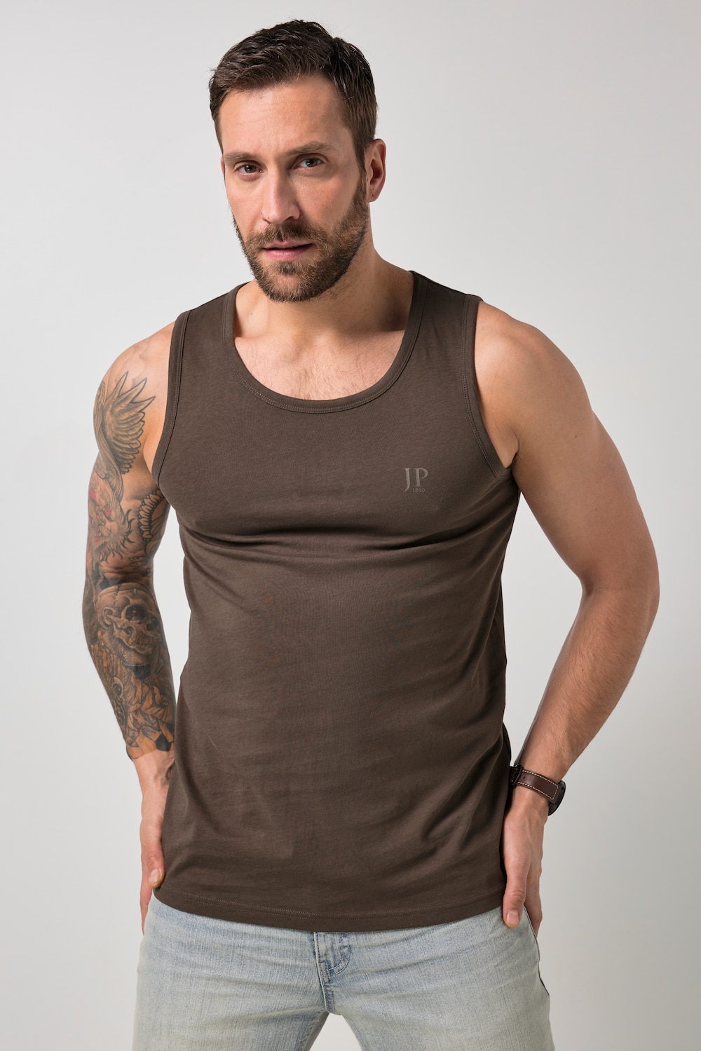 Tank Top, Basic, ärmellos, bis 10 XL