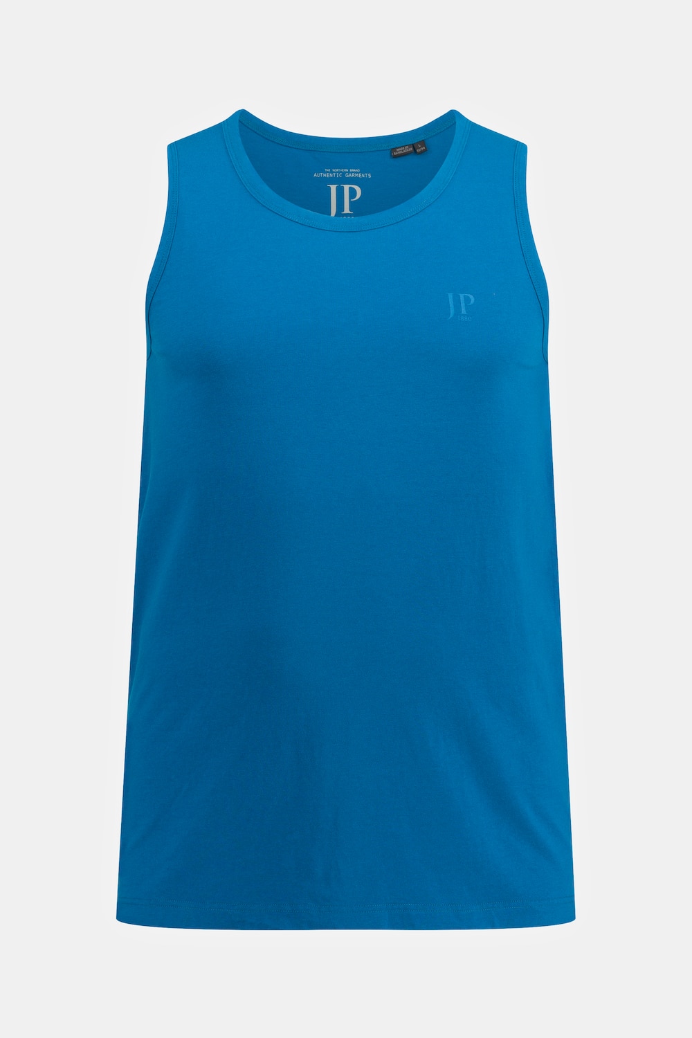 JP1880 tanktop, grote maten, , heren, blauw, 