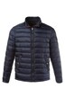 Light Warm Down Feel Lined Zip Front Quilted Jacket