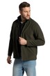 Flísová bunda, kolekce outdoor, stojáček, kapsy na zip, do 8 XL