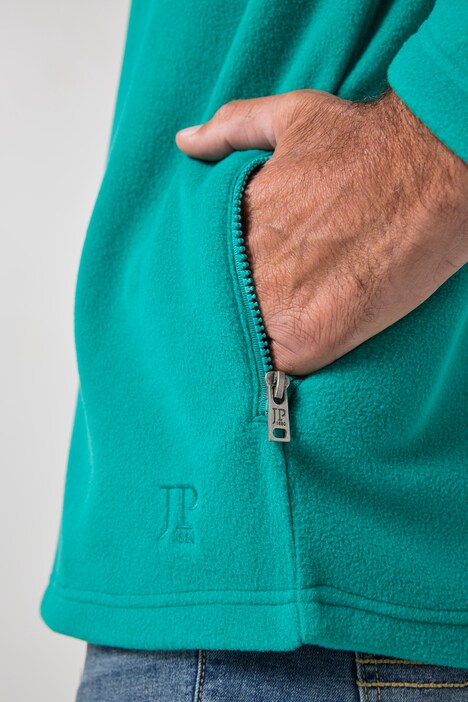 fleece jas, outdoor, opstaande kraag, ritszakken, tot 8XL