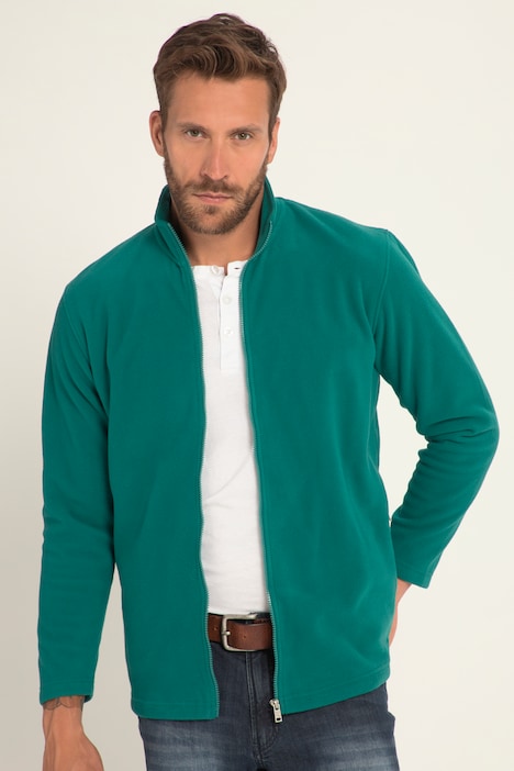 Chaqueta polar, exterior, cuello alzado, bolsillos con cremallera, hasta la talla 8XL