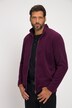 Fleece jacket, outdoor, stand-up collar, zip pockets, up to 8 XL