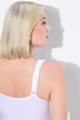 Shaping hemd, pinstripe, kan ook zonder beha gedragen worden