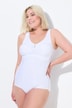 Shaping hemd, pinstripe, kan ook zonder beha gedragen worden