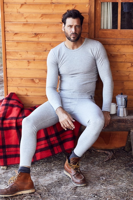 Hommes Chaud Hiver Thermique Pantalon Caleçon Long Coton sous-Vêtement  Élastique