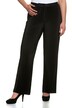 Plisse Pleat Hook Closure Wide Leg Polyester Pants