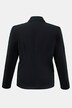 Short Notch Lapel 3 Button Long Sleeve Stretch Blazer