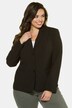 Short Notch Lapel 3 Button Long Sleeve Stretch Blazer